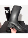 Boots Caoutchouc Black - CHANEL - BALAAN 7