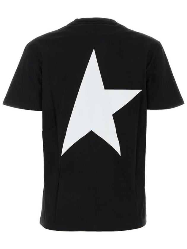 Back Big Star Short Sleeve T-Shirt Black - GOLDEN GOOSE - BALAAN 3