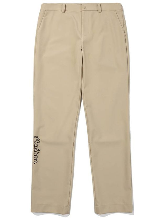 Tech Ventilation Straight Pants BEIGE MAN - MALBON GOLF - BALAAN 1