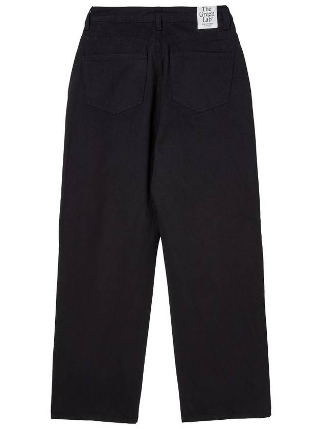 Women's Cotton Twill SemiWide Jeans Navy GB1 WDPT 51 BLK - THE GREEN LAB - BALAAN 2