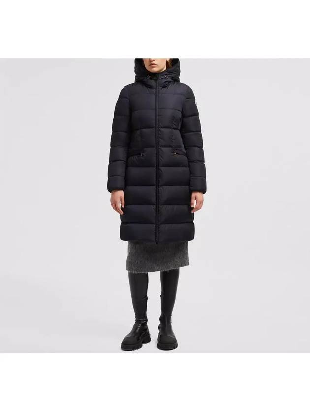 Avocette Long Padding Night Blue - MONCLER - BALAAN 3