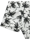 Hawaiian Palm Tree Print Short Sleeve Shirt White - ROLLING STUDIOS - BALAAN 5