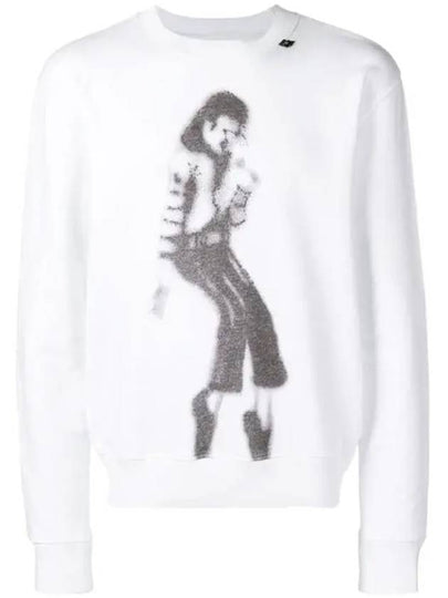 MJ Print Sweatshirt White - OFF WHITE - BALAAN 2