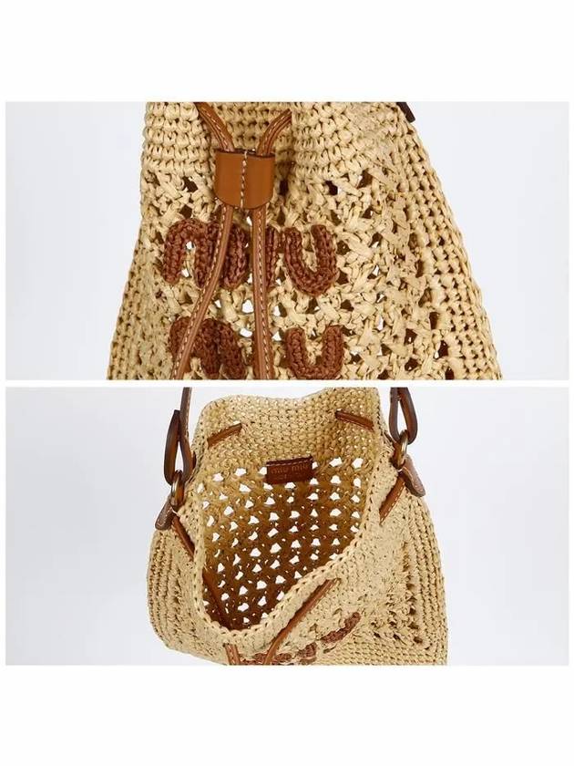 Mini Woven Tote Bag 5ND0162DO1 - MIU MIU - BALAAN 5