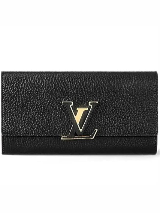 Capucines Long Wallet Black - LOUIS VUITTON - BALAAN 2