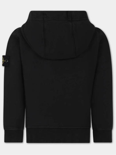 Kids Hooded Zip up Black 791660720 V0029 8Y - STONE ISLAND - BALAAN 2