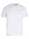 Baby Fox Patch Pocket Short Sleeve T-Shirt White - MAISON KITSUNE - BALAAN 2