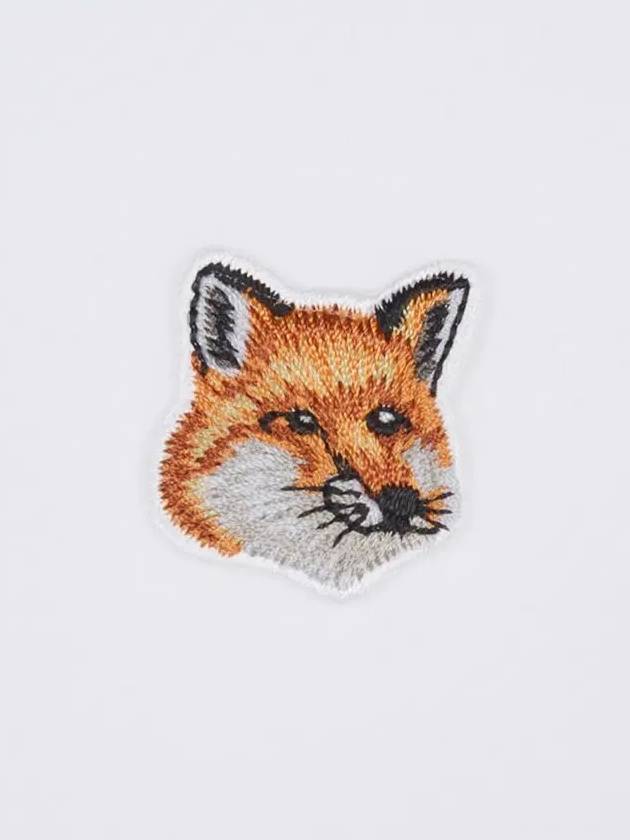 Fox Head Patch Regular Long Sleeve T-Shirt White - MAISON KITSUNE - BALAAN 5