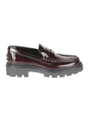 Leather Penny Loafers Burgundy - TOD'S - BALAAN 1