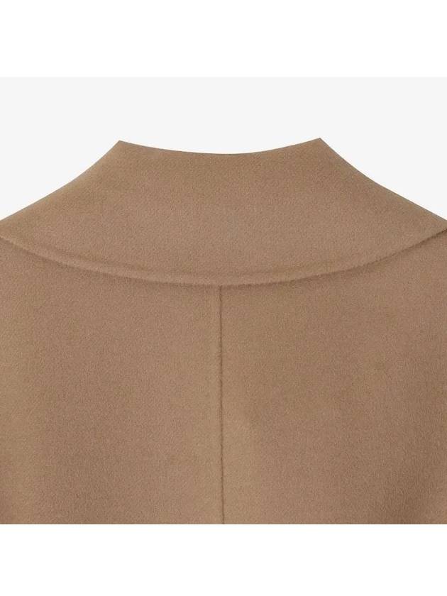 Women's Cles Virgin Wool Single Coat Camel - MAX MARA - BALAAN 4