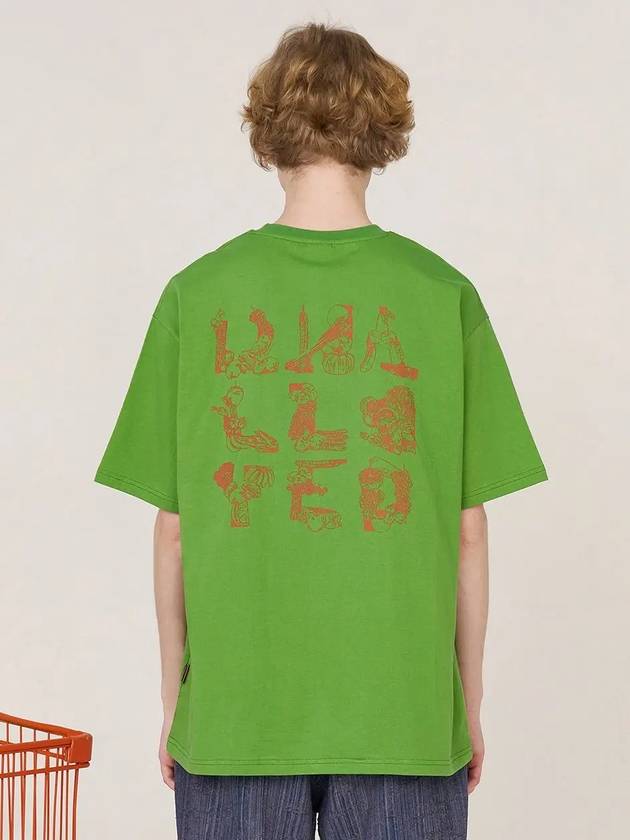 Vegetable Logo T-Shirt Green - UNALLOYED - BALAAN 4