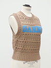 brown knit sleeveless - GANNI - BALAAN 5