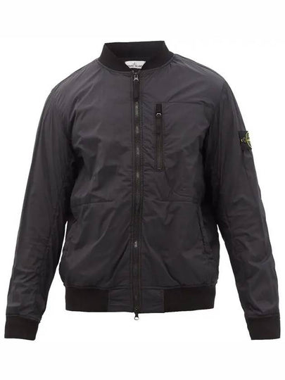 Skin Touch Nylon Garment Dyed Bomber Jacket Black - STONE ISLAND - BALAAN 2