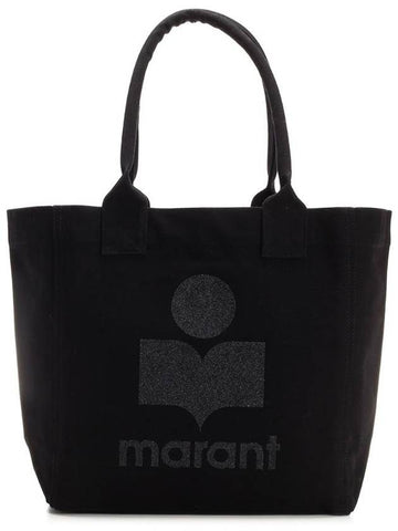 Yenky Logo Small Tote Bag Black - ISABEL MARANT - BALAAN 1