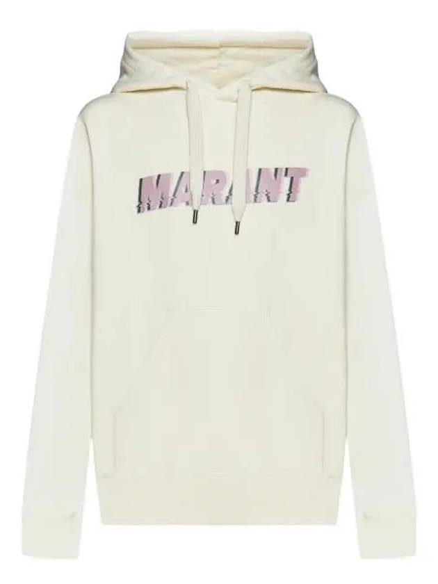 Miley Logo Cotton Hoodie Ivory - ISABEL MARANT - BALAAN 2