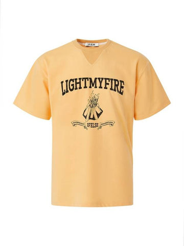 24SS Light My Fire TShirt Yellow MTS2096 - IFELSE - BALAAN 1