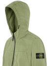 Men's Waffen Patch Supima Cotton Hooded Jacket Khaki - STONE ISLAND - BALAAN 5