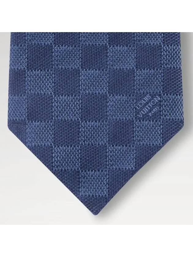 Damier Classic Tie Blue - LOUIS VUITTON - BALAAN 4