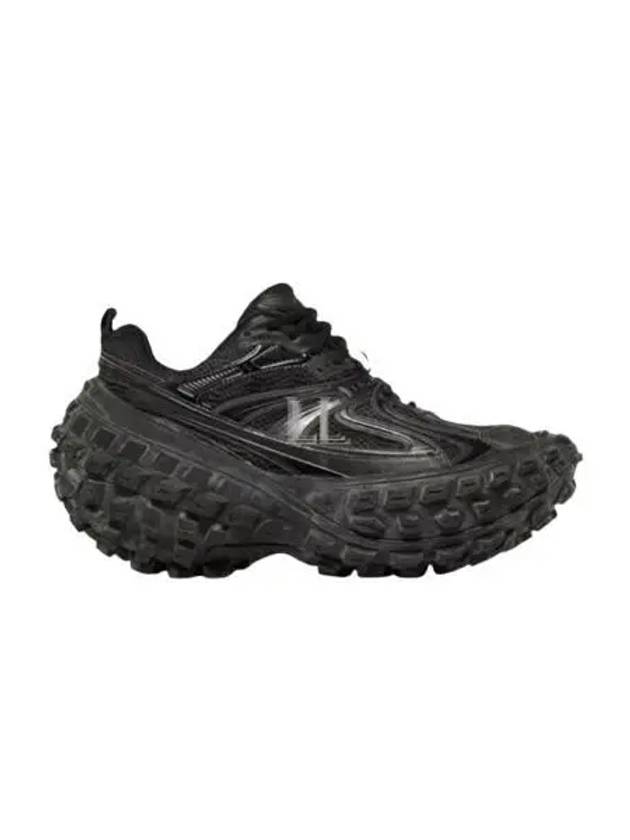 Men's Mesh Rubber Defender Low Top Sneakers Black - BALENCIAGA - BALAAN 2