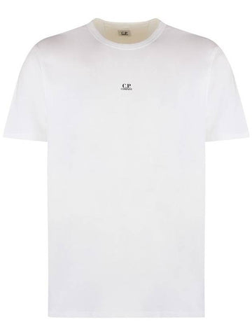 C.P. Company Logo Cotton T-Shirt - CP COMPANY - BALAAN 1