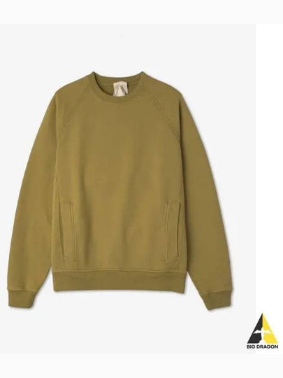 Men's Felpa Chiusa Girocollo Sweatshirt Mustard - TEN C - BALAAN 2