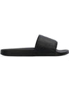 GG Rubber Slippers Black - GUCCI - BALAAN 3