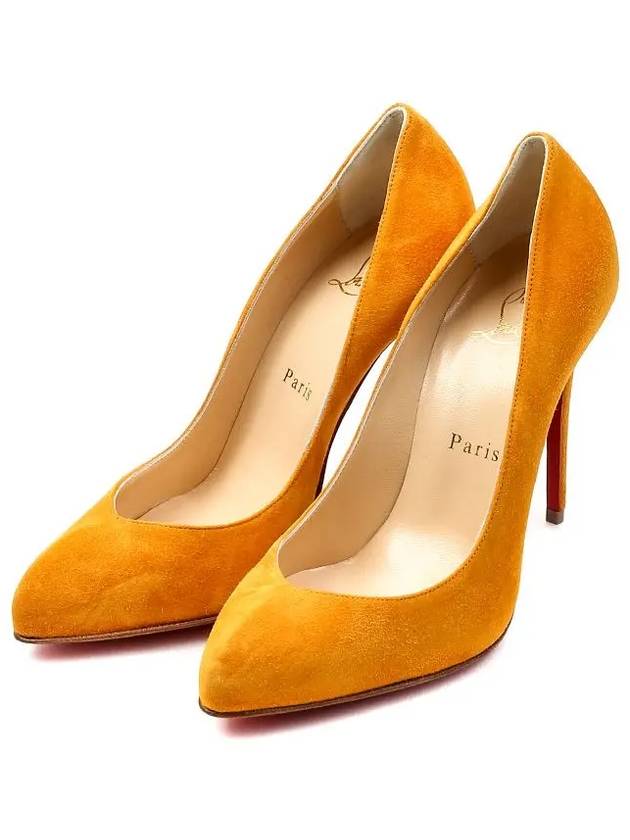 Brashed Suede Pumps Orange - CHRISTIAN LOUBOUTIN - BALAAN 2