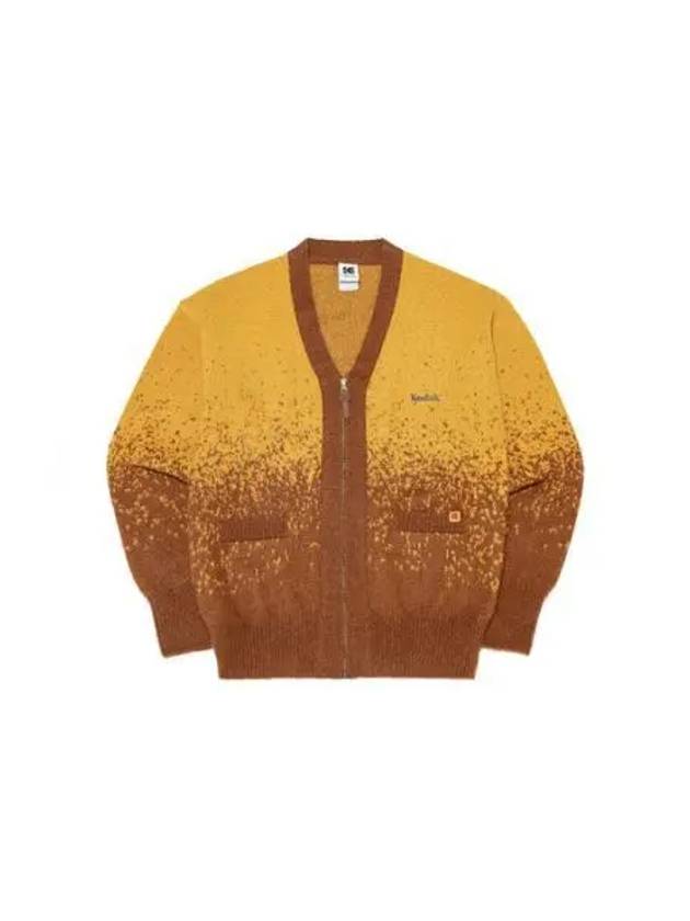 KODAK Apparel Trip Kidmohair Cardigan MUSTARD - KODO - BALAAN 1