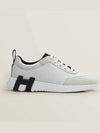 Bouncing Low Top Sneakers Blanc Noir - HERMES - BALAAN 4