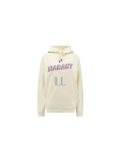 Miley Logo Cotton Hoodie Ivory - ISABEL MARANT - BALAAN 2