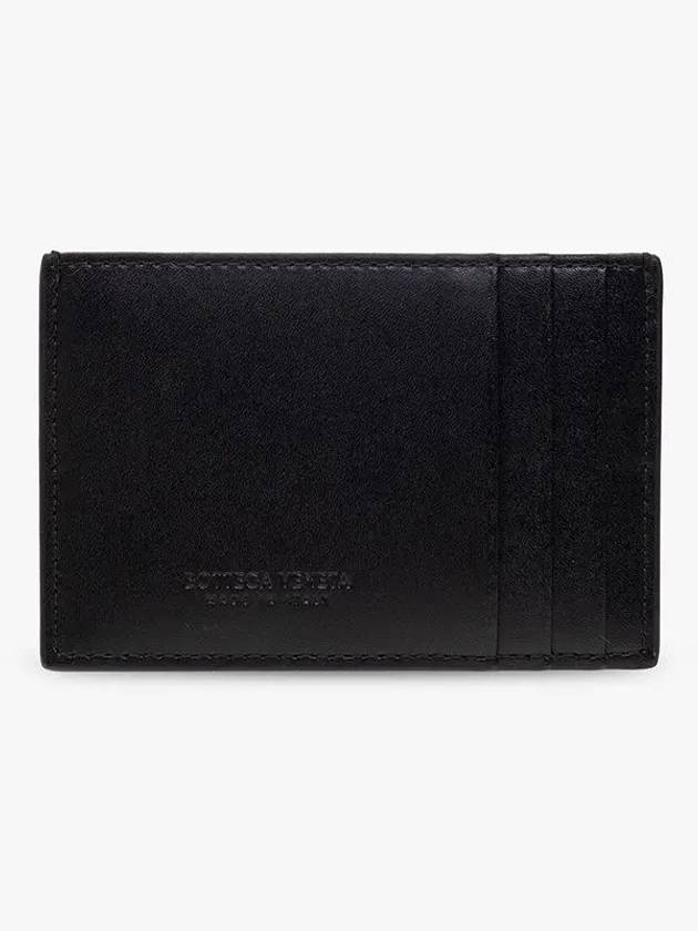 Intrecciato Cassette Card Wallet Black - BOTTEGA VENETA - BALAAN 3