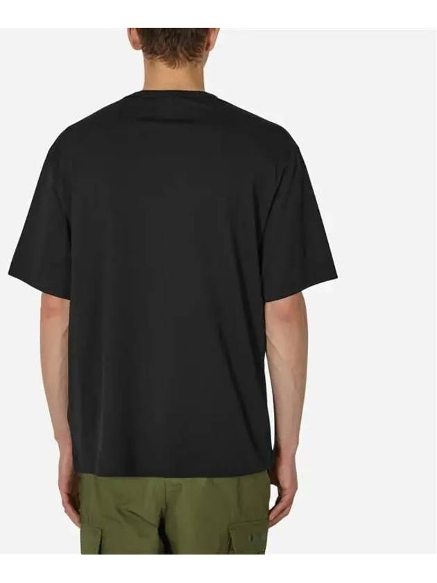 Logo Patch Cotton Short Sleeve T-Shirt Black - ACNE STUDIOS - BALAAN 5