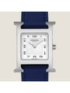 Women s Heure H Watch Calfskin Small Size Navy Color 25mm W055692WW00 - HERMES - BALAAN 2