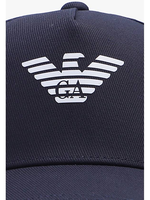 Eagle Logo Ball Cap Navy - EMPORIO ARMANI - BALAAN 5