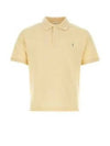 Men's Cassandre Cotton Polo Shirt Beige - SAINT LAURENT - BALAAN 2