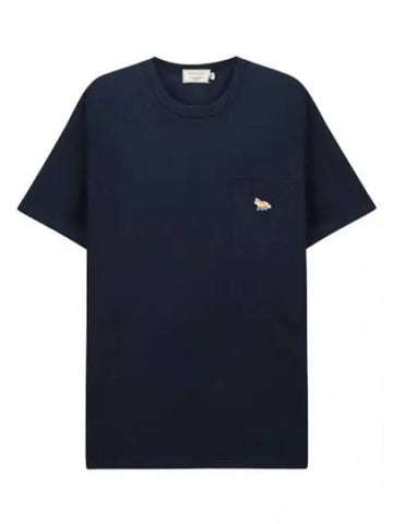 Profile Fox Patch Pocket T Shirt Men s Short Sleeve Tee - MAISON KITSUNE - BALAAN 1