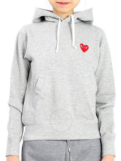 Heart Patch Hoodie Top P1 T1691 Grey - COMME DES GARCONS - BALAAN 2