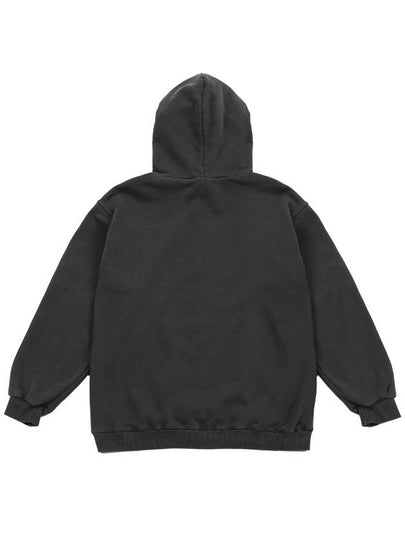 Pigment coated hoodie charcoal - ARCANE FUNK - BALAAN 2