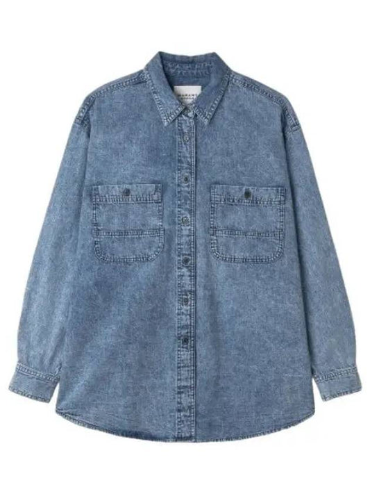 berein shirt blue - ISABEL MARANT - BALAAN 1