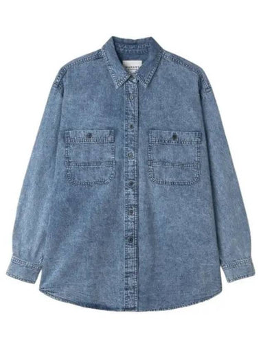 veraine shirt blue - ISABEL MARANT - BALAAN 1