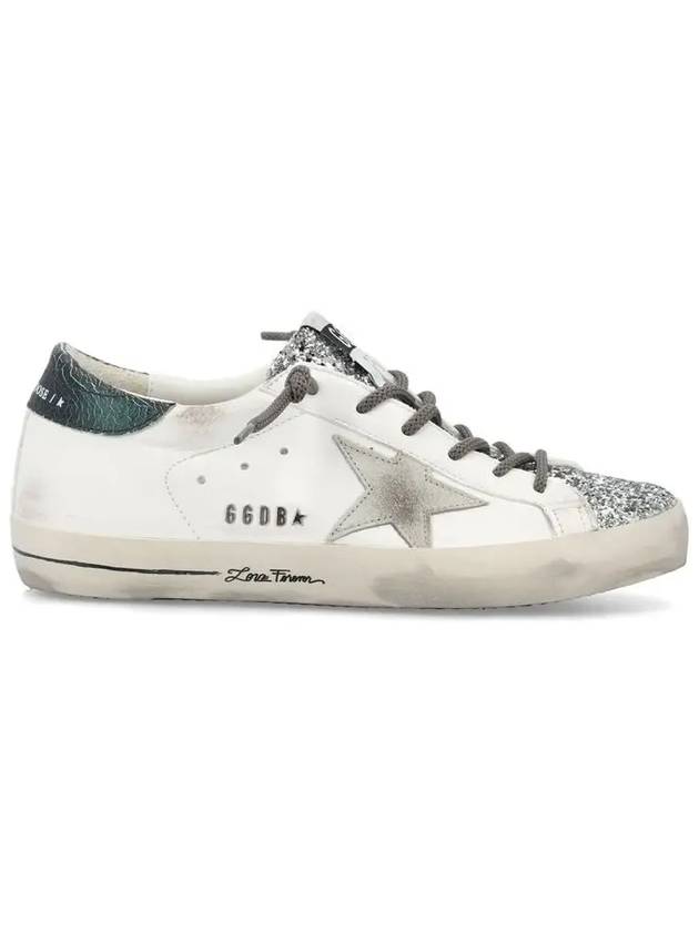 Superstar Glitter Low Top Sneakers White - GOLDEN GOOSE - BALAAN 3