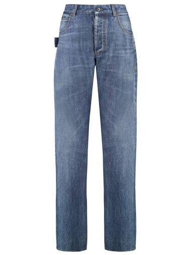 Straight Denim Jeans Blue - BOTTEGA VENETA - BALAAN 1