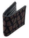 Toile Iconographe Half Wallet Brown - VALENTINO - BALAAN 3