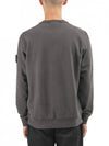 Waffen Patch Crewneck Sweatshirt Dark Grey - STONE ISLAND - BALAAN 4