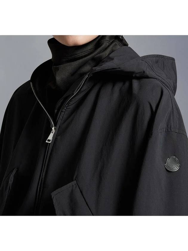 Belice Hoodie Parka Black - MONCLER - BALAAN 6