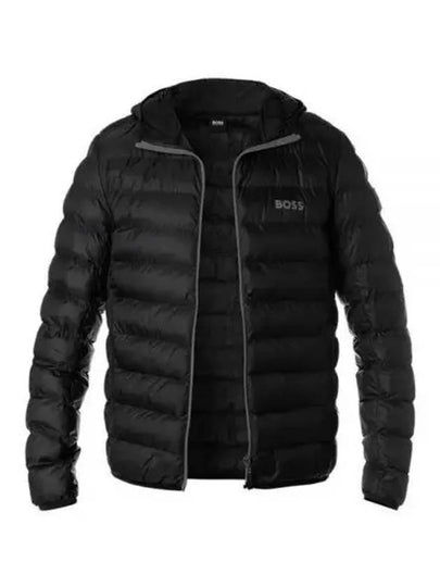 Logo Down Puffer Padding Jacket Black - HUGO BOSS - BALAAN 2