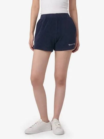 Women s New York Tennis Club Shorts Pants Navy SH971NA - SPORTY & RICH - BALAAN 1