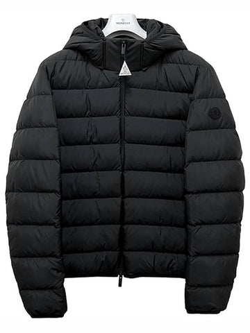 Men s Logo Patch JELUZ Down Padded Jacket Black 1A00050 5973I 999 - MONCLER - BALAAN 1