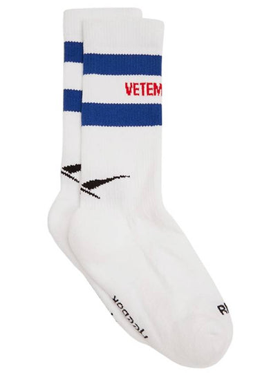 Iconic Logo Socks White - VETEMENTS - BALAAN 2