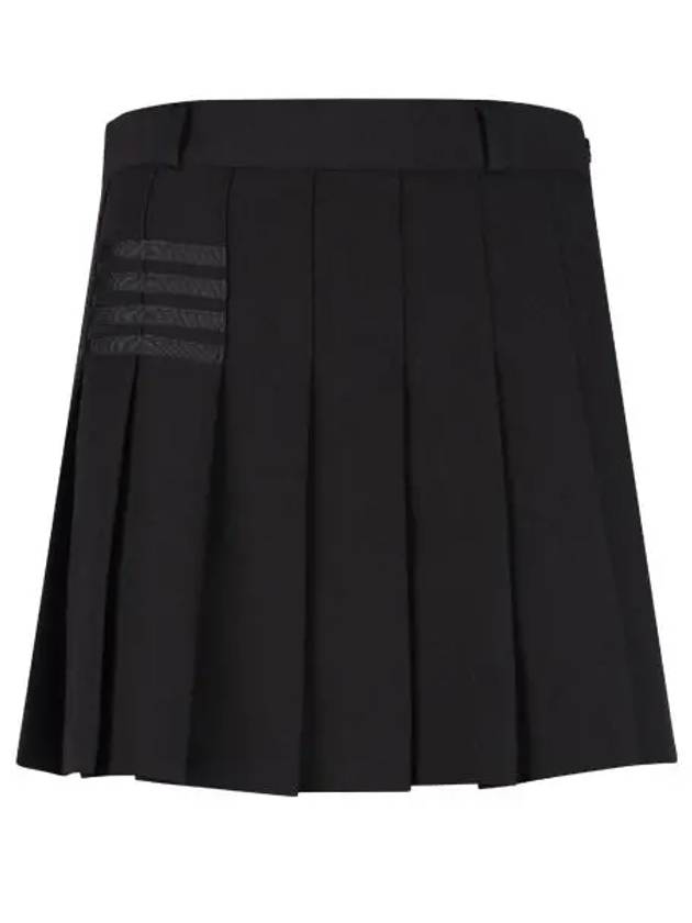 Women s unbalanced diagonal pleated culottes skirt BMU4A134W - LUX GOLF - BALAAN 4